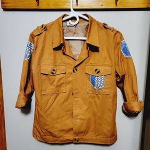 Attack on Titan Cosplay Jacket - Unisex - 25in Long, 20in Wide - Japanese